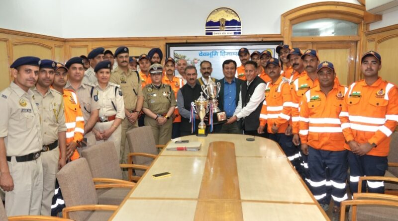 CM Sukhu congratulates SDRF for securing first position in national competitions HIMACHAL HEADLINES