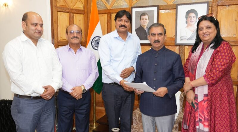 Delegation from Dharamshala calls on Chief Minister Sukhu HIMACHAL HEADLINES