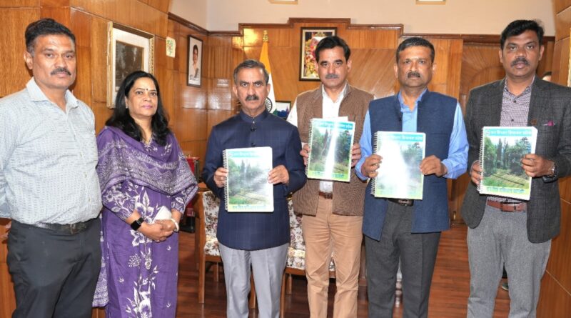 Sukhu releases Training Manual for newly appointed Van Mitras HIMACHAL HEADLINES