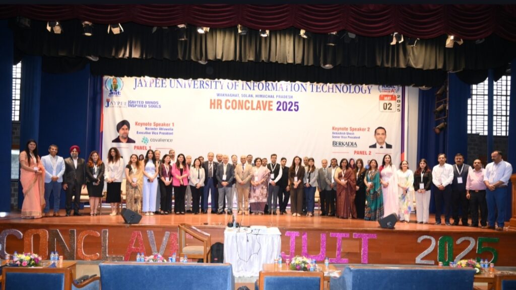 JUIT Hosts HR Conclave 2025 : Shaping Future-Ready Talent Through Industry-Academia Synergy JUIT Hosts HR Conclave 2025 : Shaping Future-Ready Talent Through Industry-Academia Synergy HIMACHAL HEADLINES