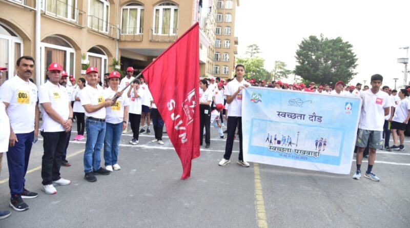 SJVN spreads message of Nasha Mukt Bharat – Swasth Bharat & Swachhta through Mini Marathon HIMACHAL HEADLINES