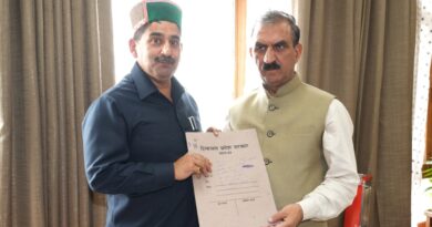 Deputy Chief Whip hails CM's decision to shift offices to Kangra Deputy Chief Whip hails CM's decision to shift offices to Kangra HIMACHAL HEADLINES