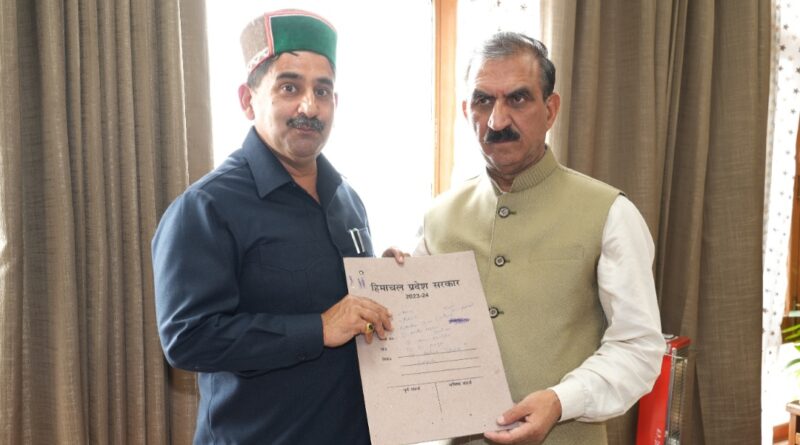 Deputy Chief Whip hails CM's decision to shift offices to Kangra HIMACHAL HEADLINES