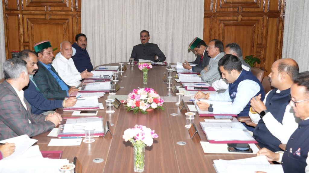 Himachal Cabinet Decisions Himachal Cabinet Decisions HIMACHAL HEADLINES