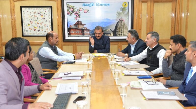 Sukhu directs to clear employment on compassionate backlog within a year HIMACHAL HEADLINES