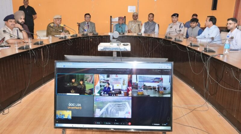 Union Defence Minister Shiv Pratap Shukla inaugurates 'Bhim Setu' in Himachal's Udaipur HIMACHAL HEADLINES