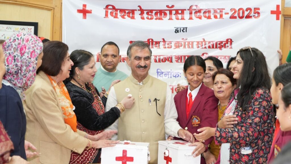 Contribute generously towards Red Cross fund : Sukhu HIMACHAL HEADLINES