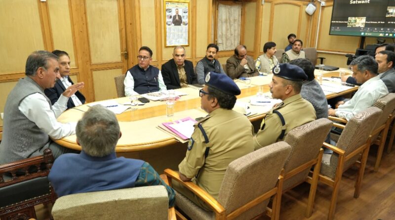 CM Sukhu directs all DC's and SP's to take measures as per advisories HIMACHAL HEADLINES