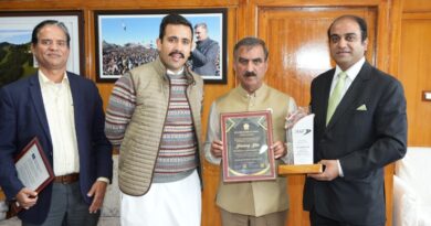 Himachal bags prestigious infrastructure Awards, Sukhu congratulates team HIMACHAL HEADLINES
