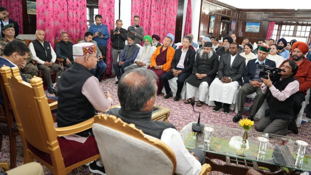 Governor Shukla presides Interfaith Harmony Meet at Raj Bhavan to reinforce National unity Governor Shukla presides Interfaith Harmony Meet at Raj Bhavan to reinforce National unity HIMACHAL HEADLINES