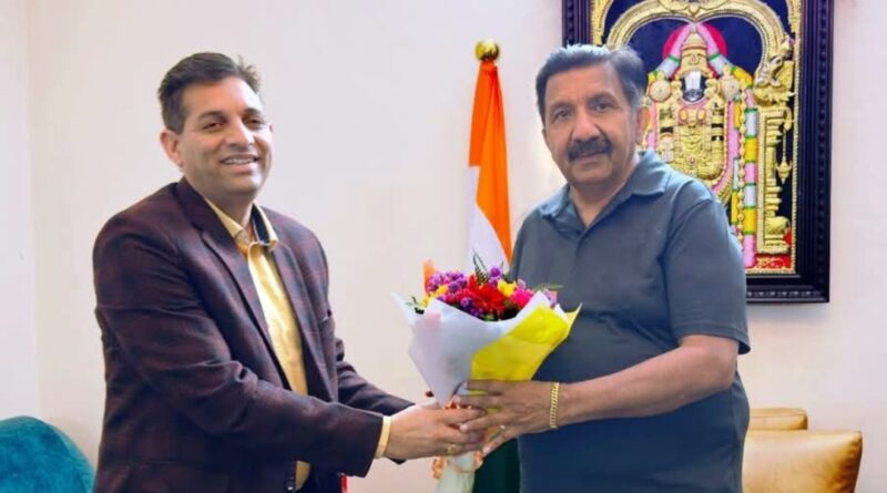 Newly appointed MD of HIMFED calls on Deputy CM HIMACHAL HEADLINES