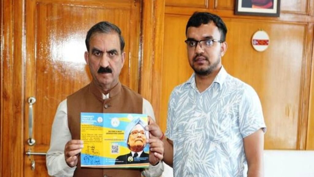 Sukhu extends best wishes to All India Professional's Congress HIMACHAL HEADLINES