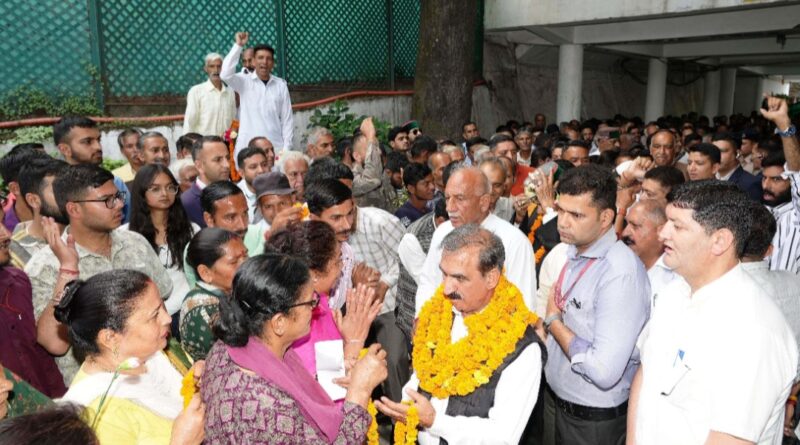 Delegation from Kandaghat area calls on CM Sukhu HIMACHAL HEADLINES