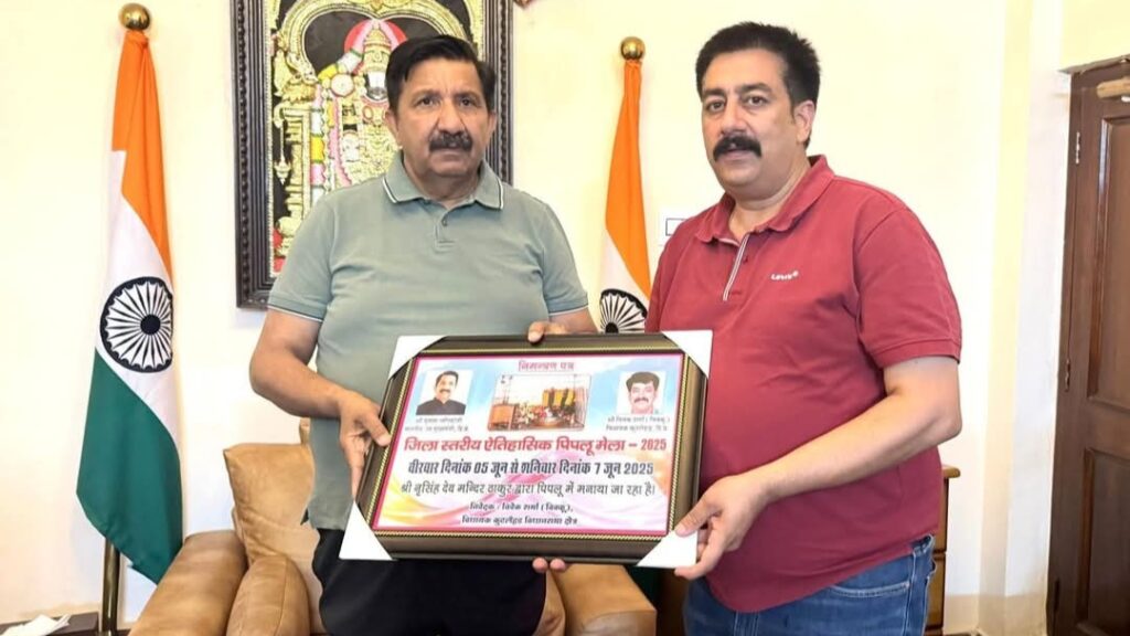 MLA calls on Deputy Chief Minister HIMACHAL HEADLINES