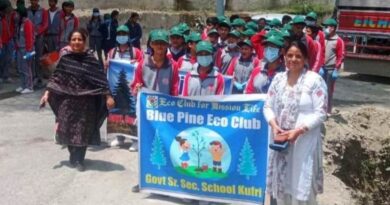 Blue Pine Eco Club launched cleanliness drive in Kufri Blue Pine Eco Club launched cleanliness drive in Kufri HIMACHAL HEADLINES