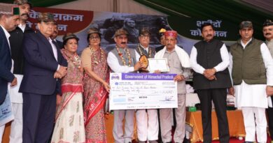 CM Sukhu honours Brave soldiers at 'Jai Hind Sabha' HIMACHAL HEADLINES