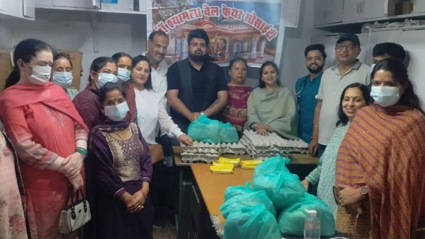 Maa Shyamala Welfare Society distributed free food to tuberculosis patients Maa Shyamala Welfare Society distributed free food to tuberculosis patients HIMACHAL HEADLINES