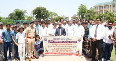 Sukhu inaugurates anti-drug cricket match in Dehra HIMACHAL HEADLINES