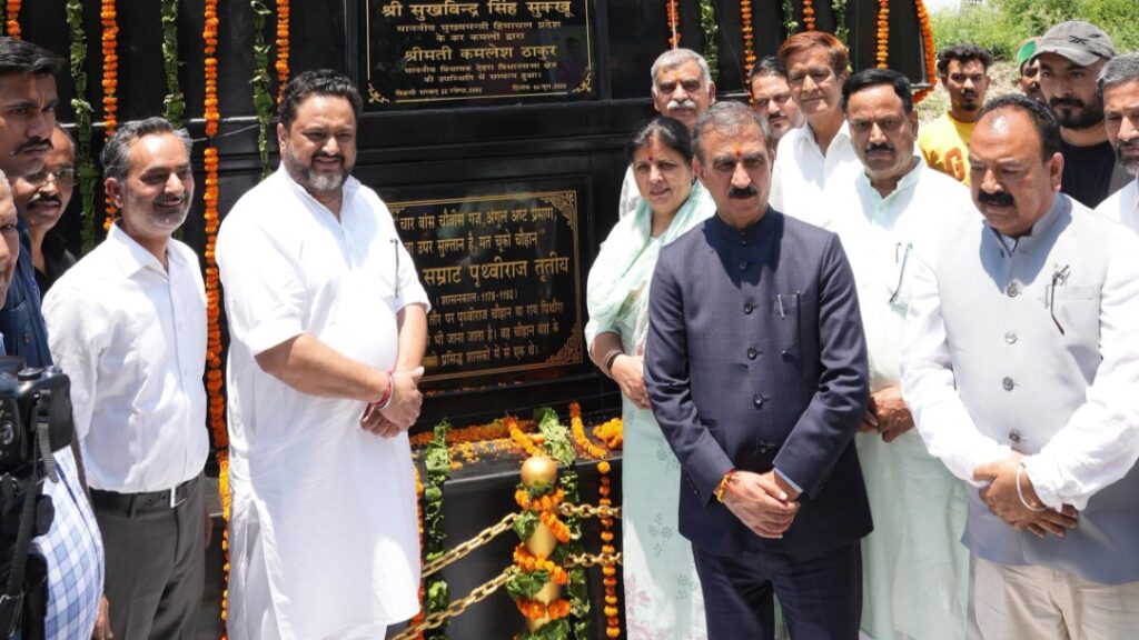Sukhu dedicates & performs foundation stone laying ceremony of projects worth 233 Cr in Dehra HIMACHAL HEADLINES