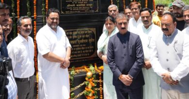 Sukhu dedicates & performs foundation stone laying ceremony of projects worth 233 Cr in Dehra Sukhu dedicates & performs foundation stone laying ceremony of projects worth 233 Cr in Dehra HIMACHAL HEADLINES
