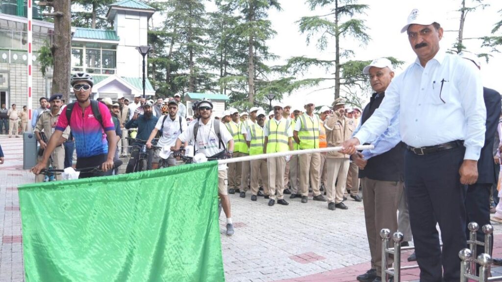 CM Sukhu flags off Cycle Run on World Environment Day HIMACHAL HEADLINES