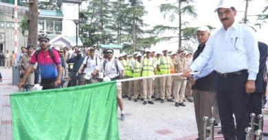 CM Sukhu flags off Cycle Run on World Environment Day HIMACHAL HEADLINES