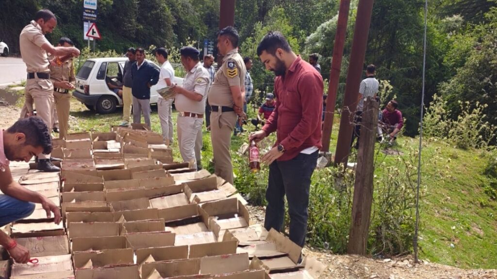 Excise department seized 5438.771 bulk litre of illegal liquor this year HIMACHAL HEADLINES