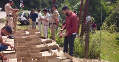 Excise department seized 5438.771 bulk litre of illegal liquor this year HIMACHAL HEADLINES