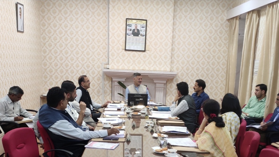 Rajesh Dharmani directs to expedite ongoing construction project of HIMUDA HIMACHAL HEADLINES