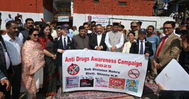 Governor Shukla flags off anti-drug awareness campaign from Rohru Governor Shukla flags off anti-drug awareness campaign from Rohru HIMACHAL HEADLINES
