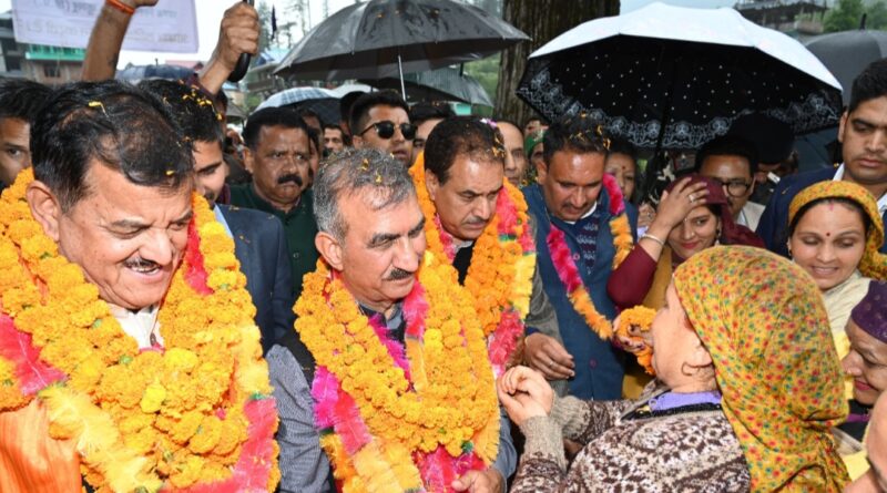 Sukhu announces sops for Anni Sub-division, dedicates projects worth Rs. 81.30 crore HIMACHAL HEADLINES