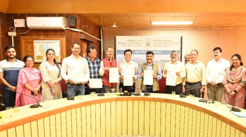 Nauni varsity partners with Himgiri Agri Solutions for Apple Cider Vinegar Technology HIMACHAL HEADLINES