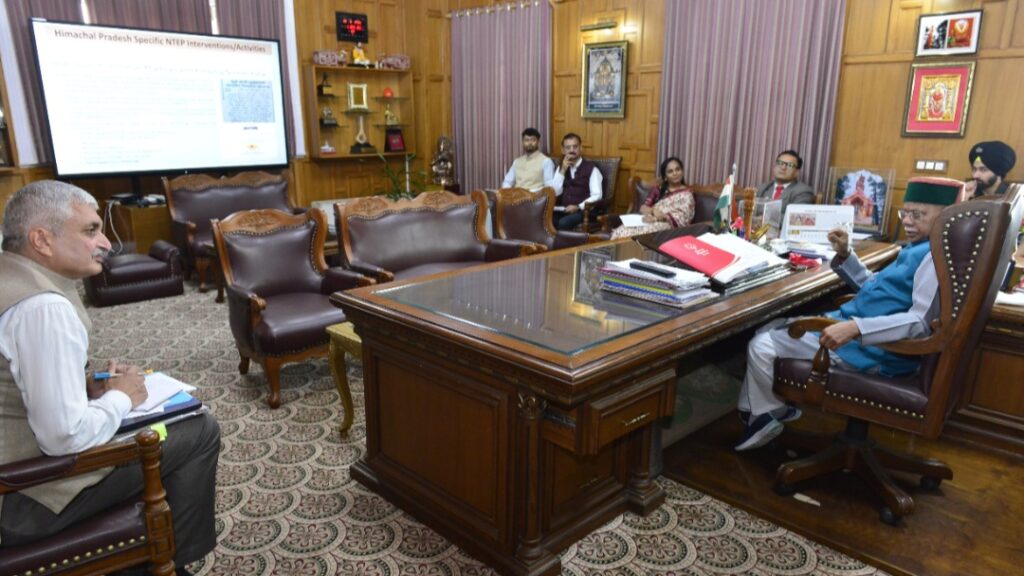 Governor Shukla reviews progress of TB elimination campaign in Himachal Governor Shukla reviews progress of TB elimination campaign in Himachal HIMACHAL HEADLINES