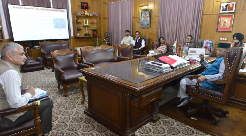 Governor Shukla reviews progress of TB elimination campaign in Himachal HIMACHAL HEADLINES