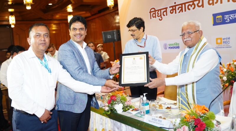 SJVN honoured with special award of Ministry of Power Rajbhasha Prabha HIMACHAL HEADLINES