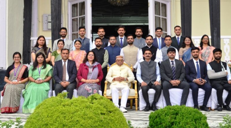 HAS probationers call on Governor Shukla HIMACHAL HEADLINES