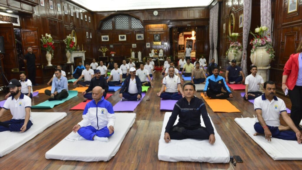 International Yoga Day celebrated at Raj Bhavan HIMACHAL HEADLINES