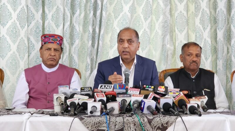 The charge of attempt to murder on BJP leaders should be cancelled immediately: Jairam HIMACHAL HEADLINES