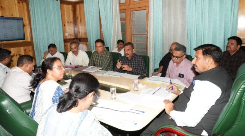 Deputy CM Agnihotri chairs review meeting of Jal Shakti Department Deputy CM Agnihotri chairs review meeting of Jal Shakti Department HIMACHAL HEADLINES