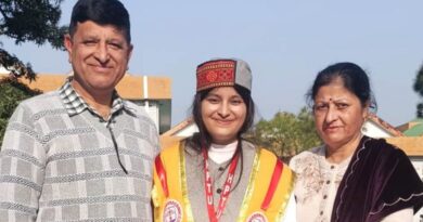 Himanshu will do PhD in Architecture and Planning at IIT Roorkee HIMACHAL HEADLINES