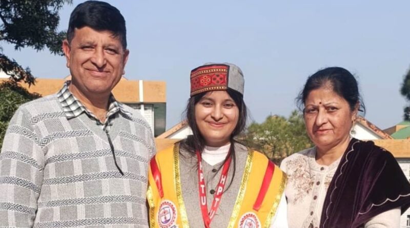 Himanshu will do PhD in Architecture and Planning at IIT Roorkee Himanshu will do PhD in Architecture and Planning at IIT Roorkee HIMACHAL HEADLINES