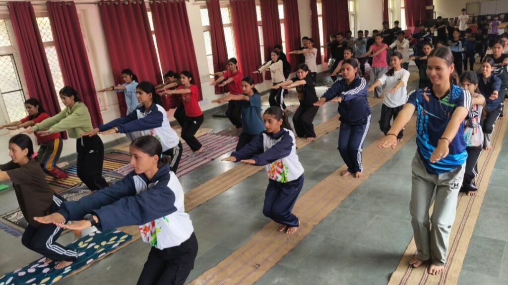 Yoga practice was conducted for the trainees in ITI Rajgarh Yoga practice was conducted for the trainees in ITI Rajgarh HIMACHAL HEADLINES