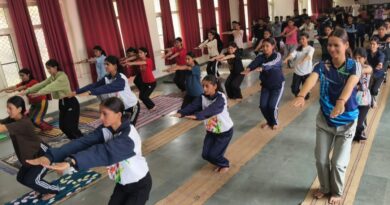 Yoga practice was conducted for the trainees in ITI Rajgarh HIMACHAL HEADLINES