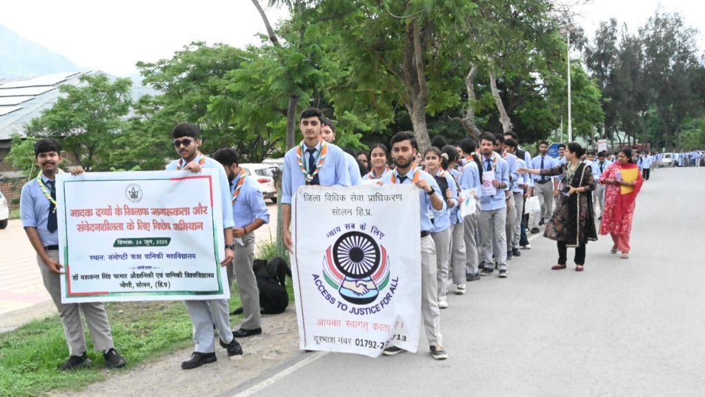 Awareness Campaign on Drug Abuse Held at UHF Nauni Awareness Campaign on Drug Abuse Held at UHF Nauni HIMACHAL HEADLINES