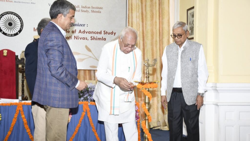 Governor of Bihar, Shri Arif Mohammed Khan, Inaugurates National Seminar on "Guru Parampara and Indian Knowledge Tradition" at IIAS, Shimla HIMACHAL HEADLINES