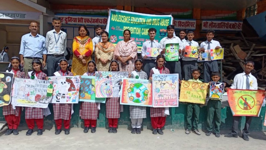 Drug Abuse and Illicit Trafficking Day celebrated in Rajgarh School HIMACHAL HEADLINES