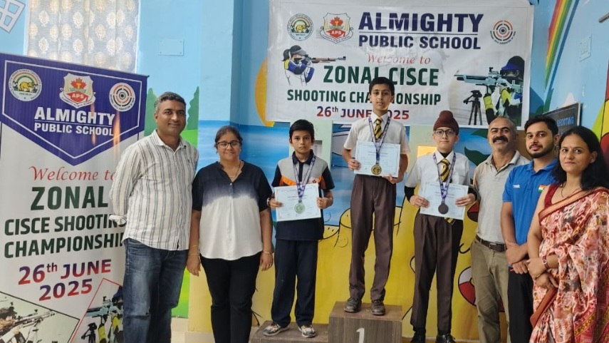Auckland House School Boys Shine at CISCE Zonal Shooting Championship HIMACHAL HEADLINES