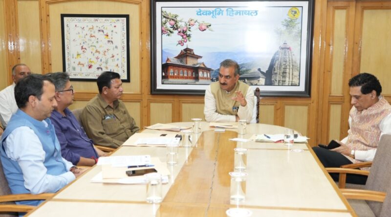 Sukhu directs district admin to be prepared for monsoon fury Sukhu directs district admin to be prepared for monsoon fury HIMACHAL HEADLINES