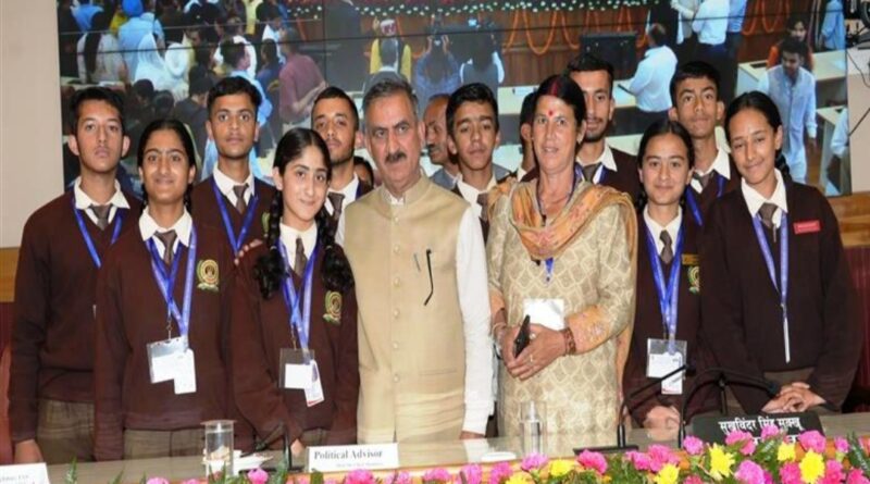 Students of Chiyog met CM Sukhu on De-Addiction Day Students of Chiyog met CM Sukhu on De-Addiction Day HIMACHAL HEADLINES
