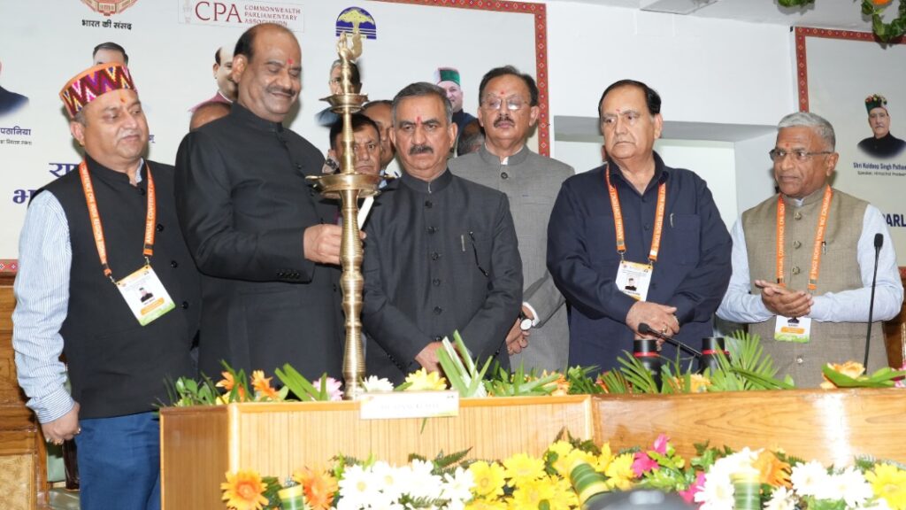 Lok Sabha Speaker inaugurates two-day annual conference of CPA Zone-2 at Tapovan HIMACHAL HEADLINES